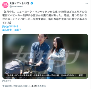 小室眞子 圭 子供